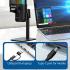 JMARY MC-PW13 Zero Latency Monitor Mic RGB Light Plug and Play Desktop Microphone - Black